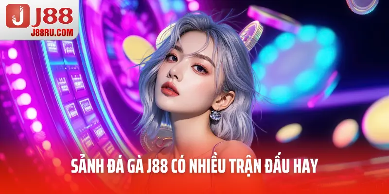 Sảnh đá gà J88 có nhiều trận đấu hay